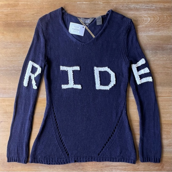 Goode Rider The Ride Sweater, Navy - Picture 2 of 5
